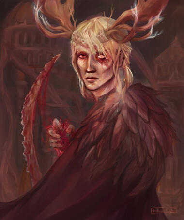 [Fanart] Lamb, my Elden Ring tarnished